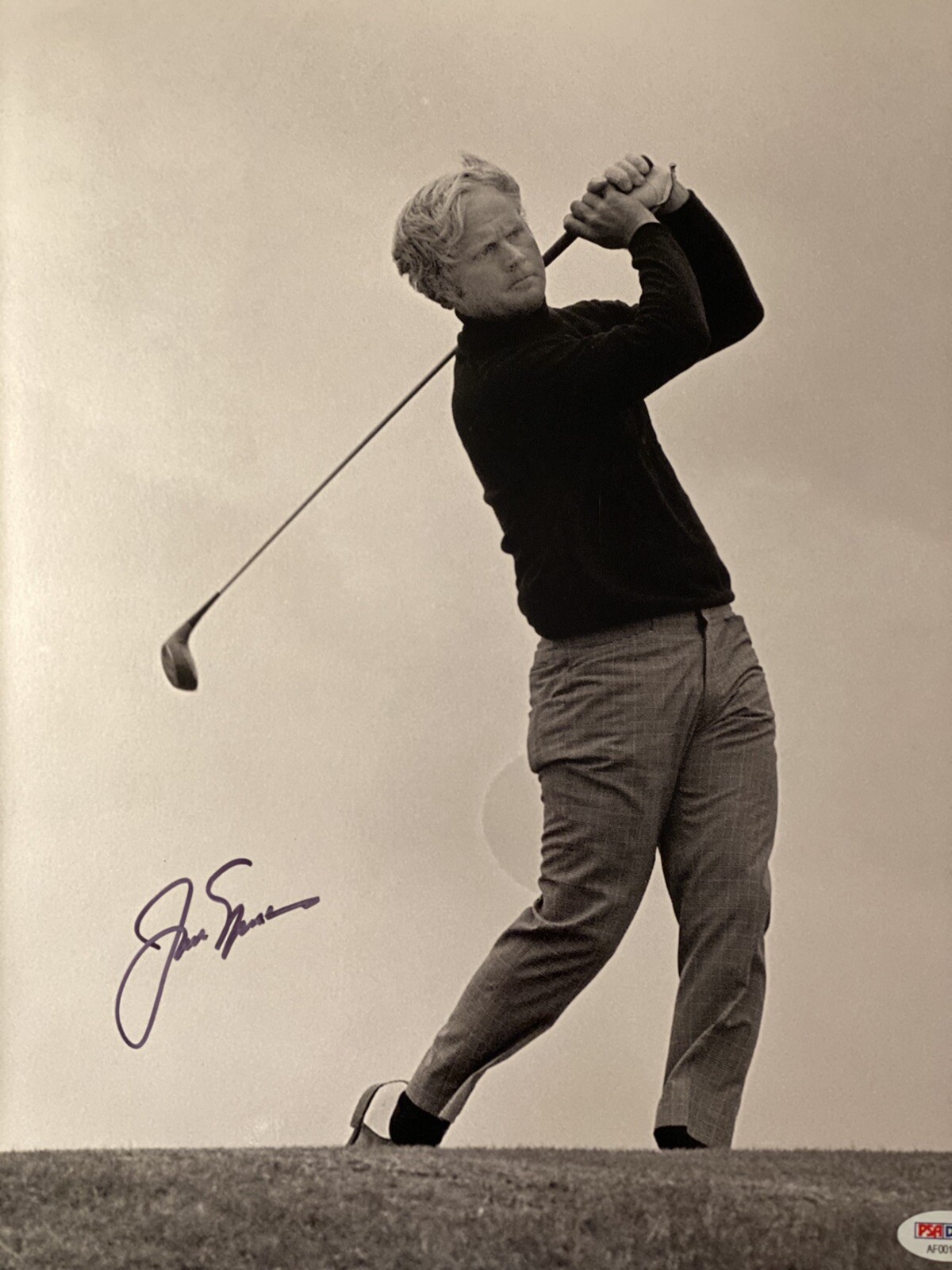 Jack Nicklaus Autographed Signed 11x14 Photo PSA DNA Full Letter 