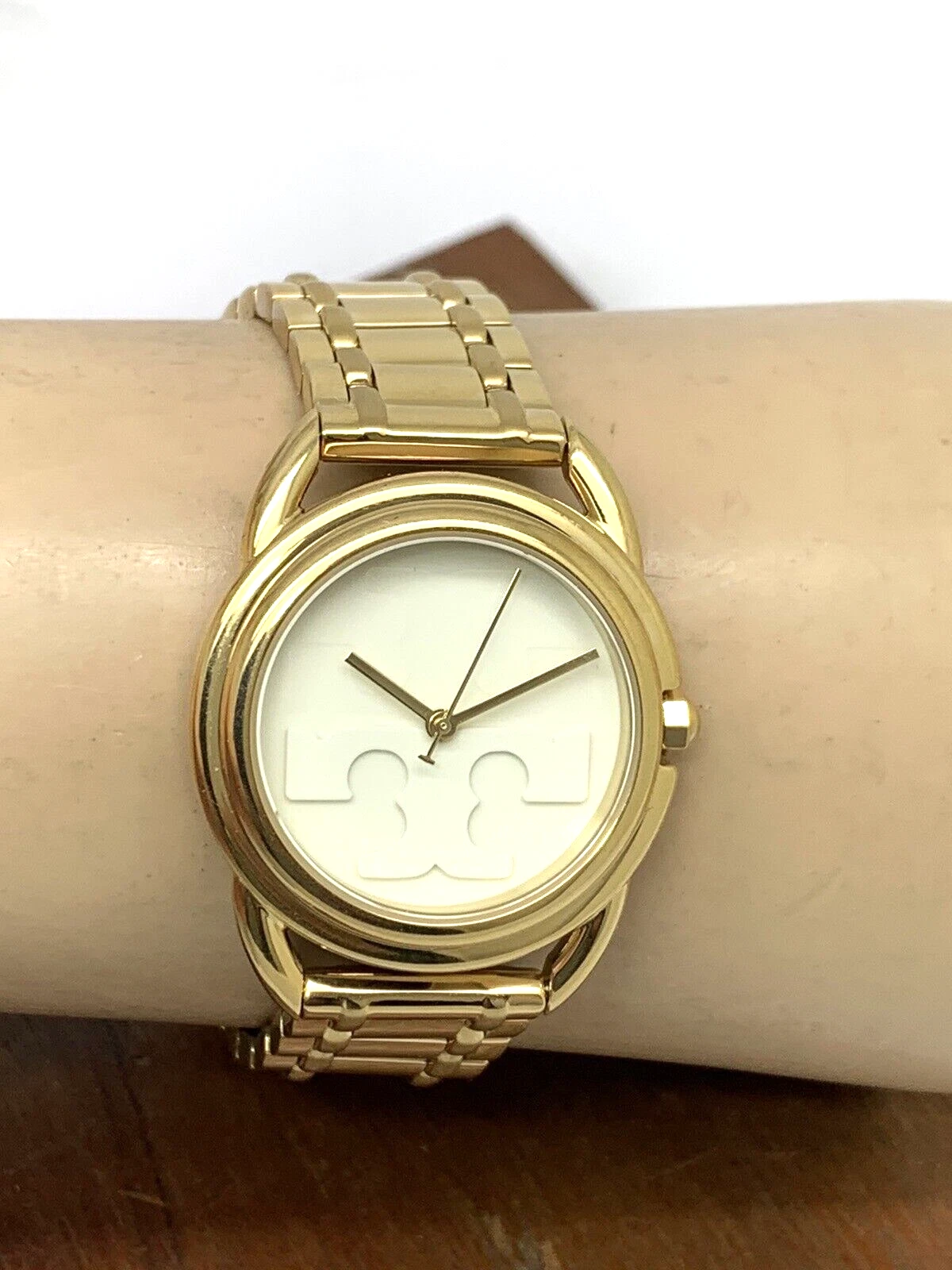 Orologio Donna Tory Burch TBW7220 Miller Quarzo Quadrante Crema Acciaio Inox Oro