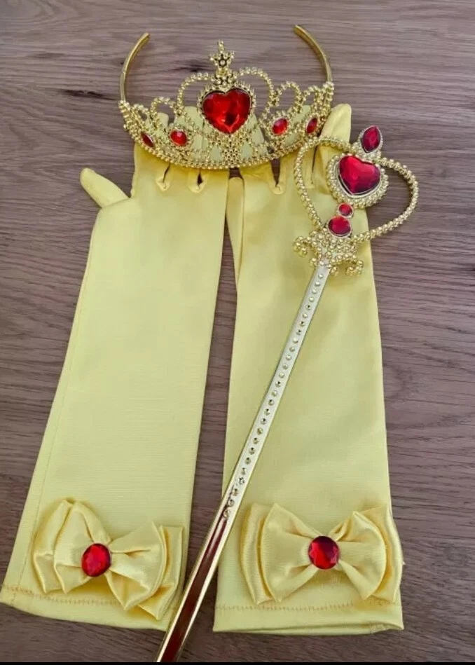 Traje Princesa Disney Disfraz Bella Y Bestia Niño Todas Las Talla - Imagen 2 de 4