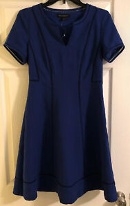 Skater-Fit-and-Flare-Dress-BANANA-REPUBLIC-Blue-Size-2