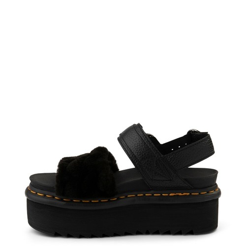 NEW Womens Dr. Martens Voss Fluffy Quad 