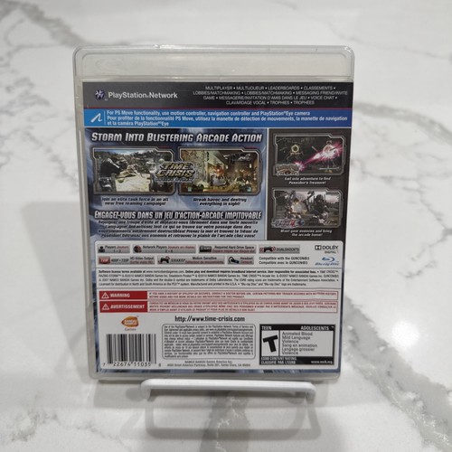 Time Crisis: Razing Storm (Sony PlayStation 3, 2010) CIB PS3 Namco - Picture 2 of 3