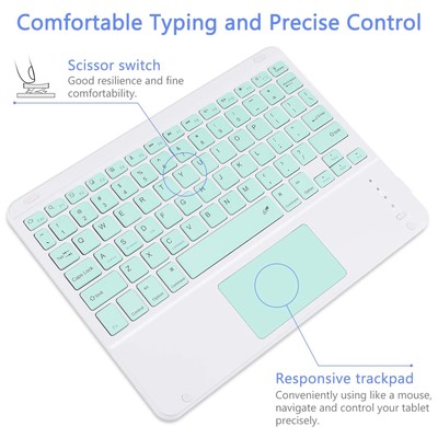 Keyboard Wireless Remote Computer Accessory For Windo-ws/ / Andr-oid System