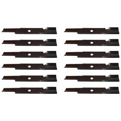 12PK 18'' Toothed Blades Fits Exmark Fits Toro Turf Tracer Lazer Lawn Mowers 52''