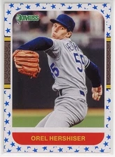 2021 Donruss #224 Orel Hershiser Independence Day Los Angeles Dodgers