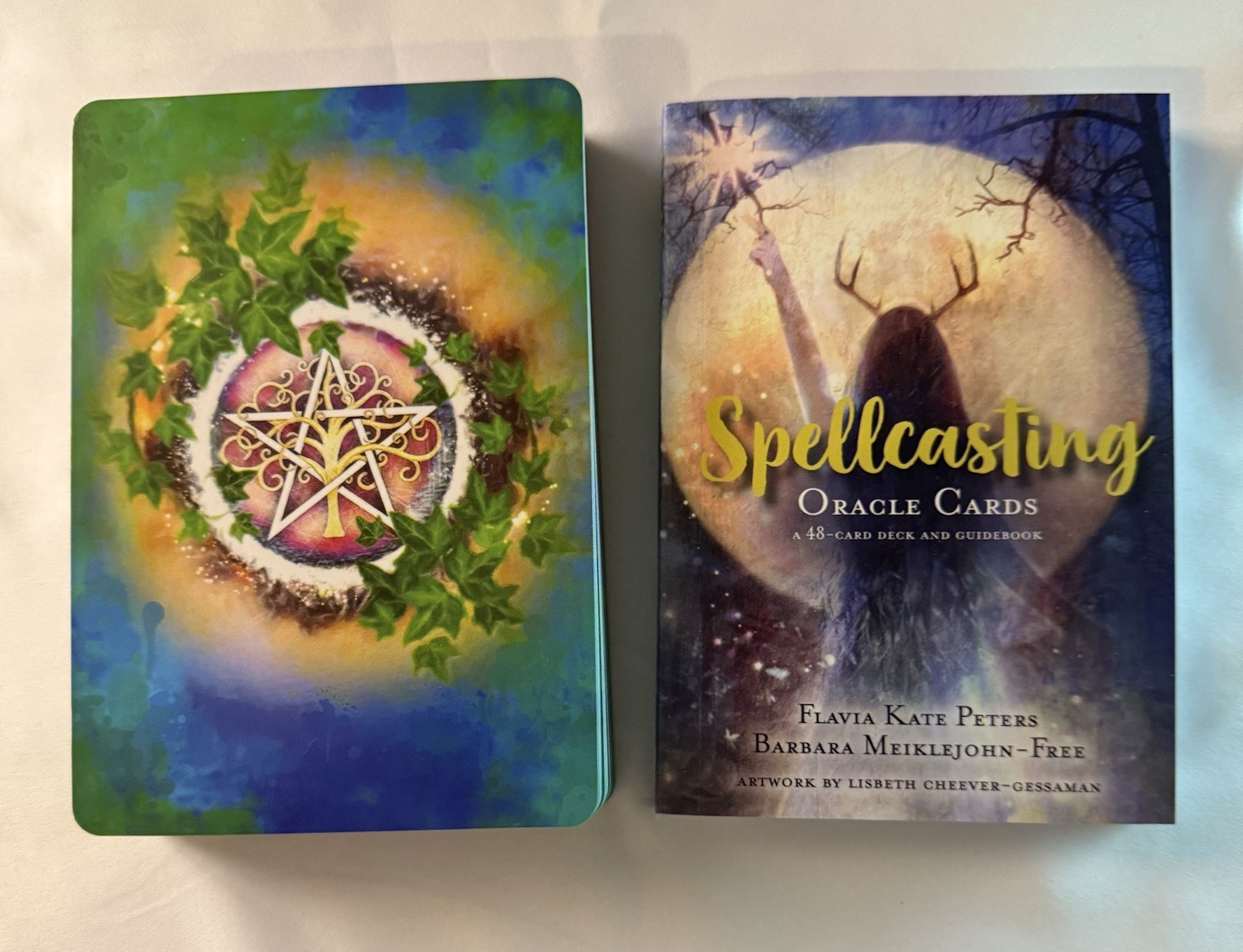 Spellcasting Oracle Cards: A 48-Card Deck and Guidebook