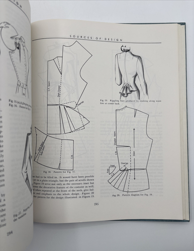 Vtg Dress Design: Draping & Flat Pattern Making 1st Ed 1948 Hillhouse Mansfield - Picture 5 of 19