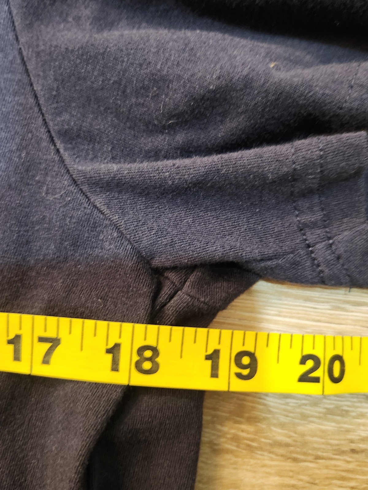 Lacoste Sleepwear Men's Navy Blue Knit Lounge Crew-Neck  Pocket T-Shirt size L thumbnail 6