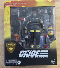 G.I. Joe Classified Legacy Action Joe Search & Rescue FIREFIGHTER New in Box