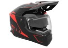 509 Delta R4 Ignite Snowmobile Helmet Fidlock Dual Electric Shield Black Aura