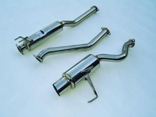 Invidia Fits 02 Honda Civic Si 3 Door 101mm Tip Cat- Back Exhaust -