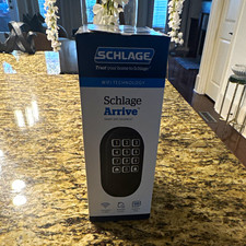 Schlage Arrive Wi-Fi Keypad Deadbolt Door Lock Matte Black BE459WBRMN622