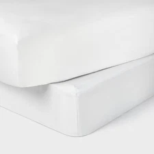 Box Spring Cover White - Threshold