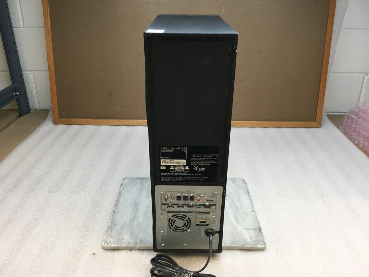 Sony SA-WCT100 Powered Subwoofer + Soundbar SA-MCT100 No remote | eBay