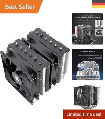 Dual 120mm PWM Lüfter CPU Kühler für hohe Kühlleistung   Thermalright 120 SE
