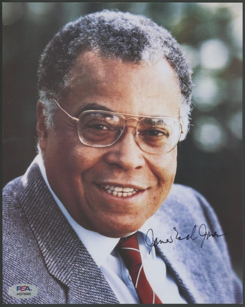 JAMES EARL JONES signed 8x10 photo - autograph PSA/DNA certified