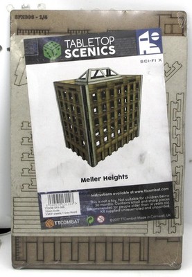 TTCombat TTSCW-SFX-006 Meller Heights (Sci-Fi X) 10mm Terrain Kit Building