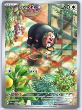 Lechonk 209/197 Illustration Holo Near Mint SV03 Obsidian Flames Pokemon Shipnow on eBay