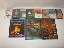 Lot Of 8 Christmas Cassettes rock ,country novelty  3 SEALED dvd's CX20