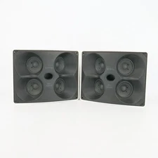 Infinity QPS-1W Quadrapole Surround Speakers Pair White Near Mint W/Box