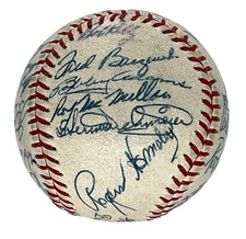 1953 Reds Team Signed (25) Sigs w/Rogers Hornsby Baseball PSA/DNA 93948
