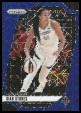 Kiah Stokes 2024 Panini Prizm WNBA #122 Blue Velocity Prizms Las Vegas Aces