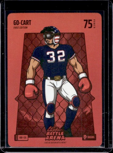 2026 Bo Jackson Battle Arena Go-Cart Evan Carter Red Brawl Battlefoil #RBF-130