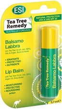 ESI Tea Tree Remedy Lip Balm Stick with SPF20, Nourishing, Balsamic Flavor, Nat