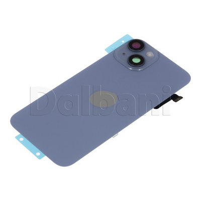 #ad Blue Replacement Back Glass Housing Frame For iPhone 14 Battery Cover $24.95