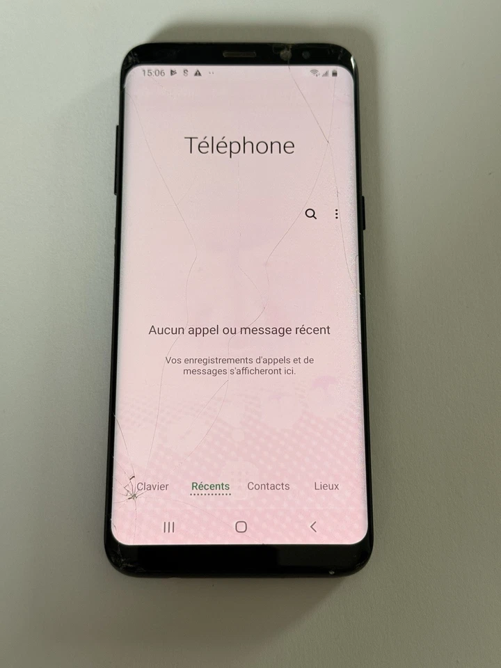 Samsung Galaxy S8 (SM-G950U1) - Cassé abimé - Partiellement fonctionnel - Photo 2/4