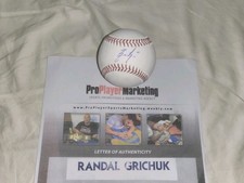 RANDAL GRICHUK Toronto Blue Jays Autograph Official MLB BASEBALL MLB AUTHENTICAT