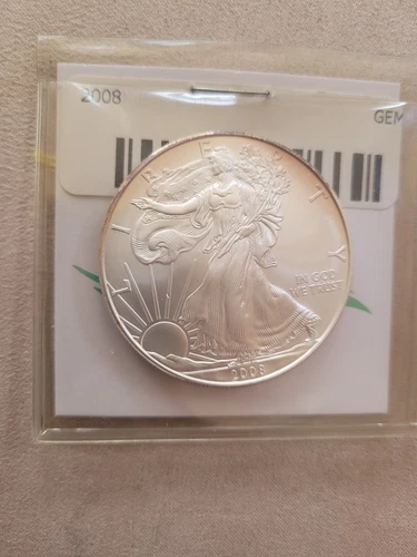 2008 WALKING LIBERTY AMERICAN EAGLE .999 FINE SILVER DOLLAR COIN 1oz. $1 USA