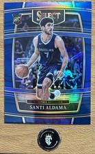 Santi Aldama 2021-22 Panini Select Concourse Blue Prizm Rookie #17 Grizzles