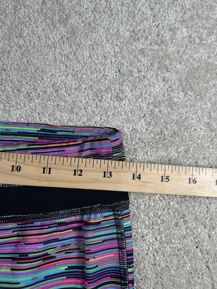 Champion Leggings Girls XL 14-16 Multicolor Striped DuoDry+ Athletic Yoga Pants - Image 2 of 4