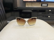 Dita EXQUIS TITANIUM 23006-A-BRN-GLD-64 Women s Cat Eye Oversized Sunglasses