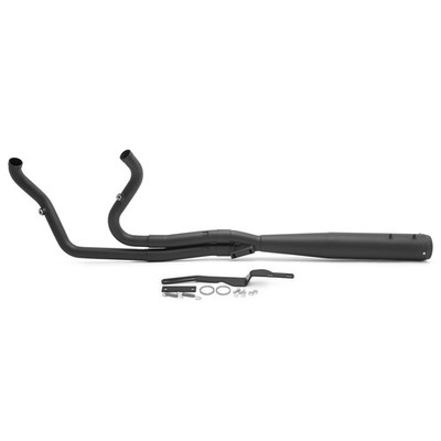 2 into 1 Full Length Exhaust Pipe for Harley Touring Road Glide King FLHR 17-up