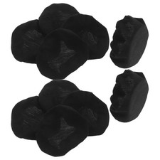 10pcs Washable Stretchable Headphones Ear Covers Protective Cotton Fabric Pads