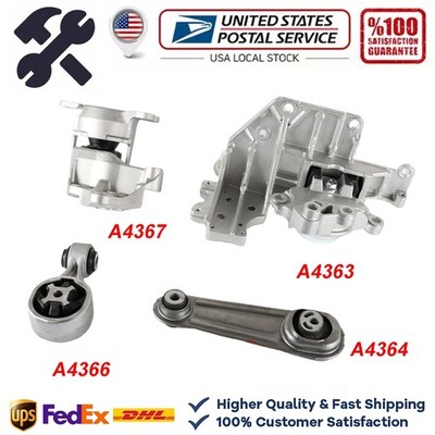 For 14-20 Nissan Rogue 2.5L Engine - Auto Transmission 4pcs Motor Mount Kit Set