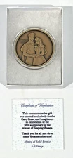 Disney Cast Member Exclusive SLEEPING BEAUTY 50th Ann Bronze Coin LE 1000 COA