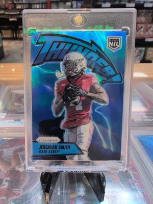 2024-25 Panini Ohio State NIL - Jeremiah Smith Thunder Prizm Hobby Exclusive SSP
