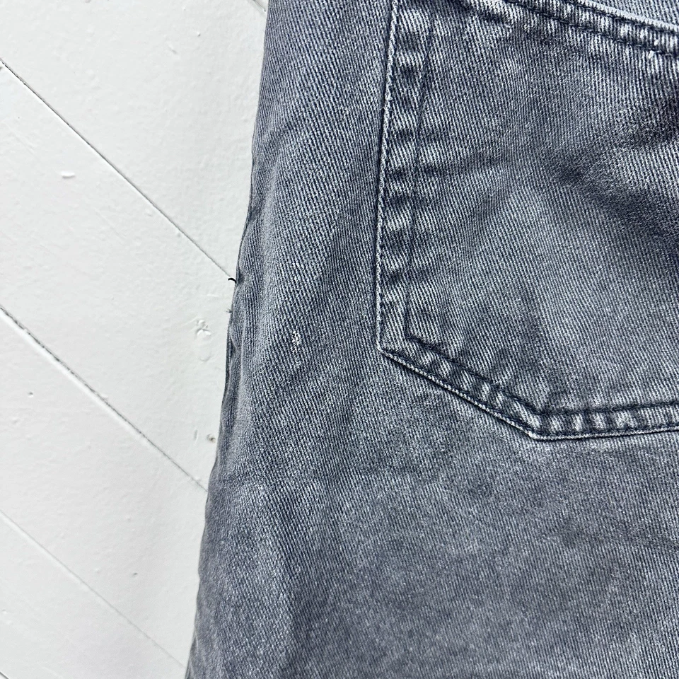 Shorts jeans vintage jeans tamanho 34 (marcado 36) preto Route 66 relaxado - Imagem 4 de 4