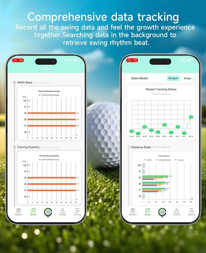 Portable Golf Launch Monitor for Golf Swing Analysis Tracker & Swing Analyzer - Image 2 of 4