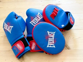 Everlast Junior Boxing Gloves And Training Pads