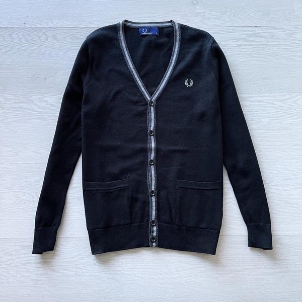 Women Fred Perry Sweater Black 40 / L / 48