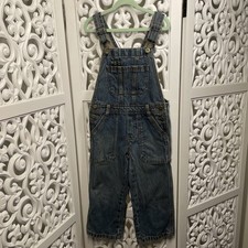 Genuine Kids From Oshkosh Overalls Girls Toddlers Size 4T Blue