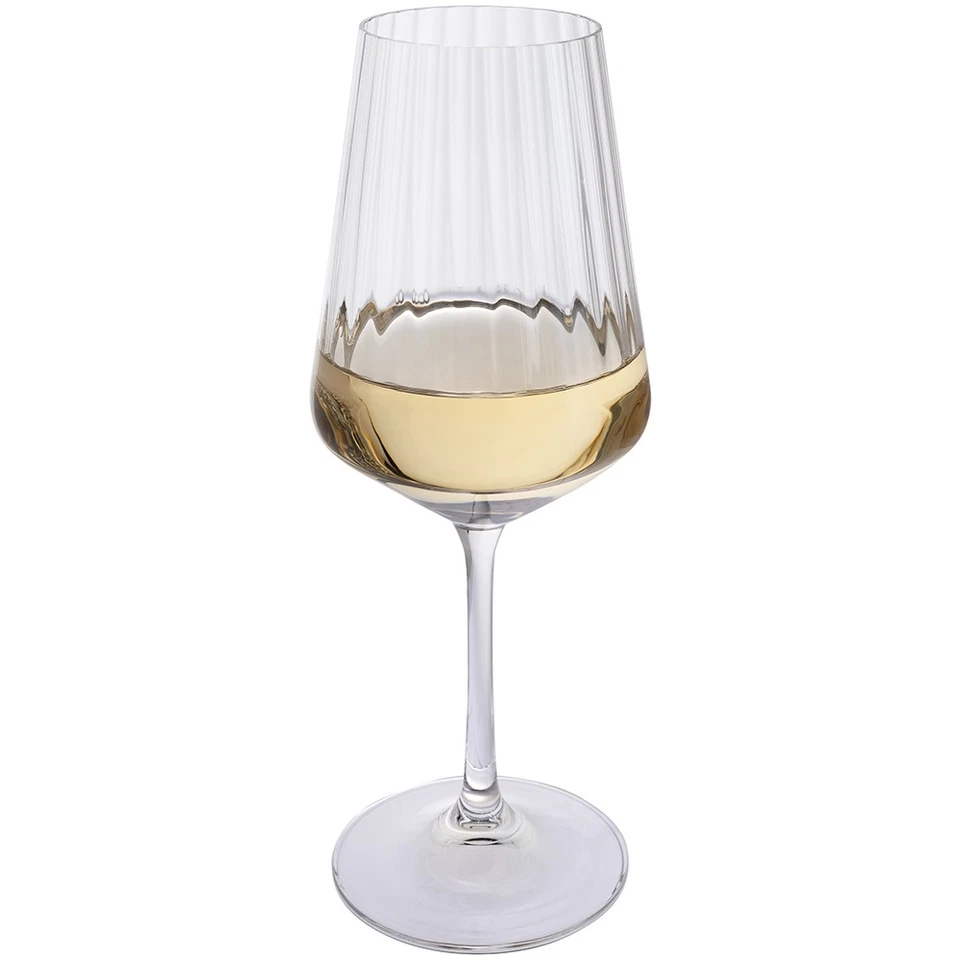 Dartington White Wine Glasses Cheers! Optic Set of 4 — 第 3/4 张图片