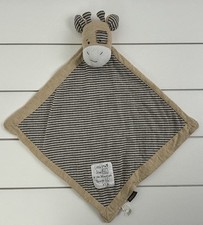 DEMDACO Giraffe Security Lovey Blanket Rattle Brown Stripes Little Love