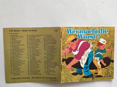 Pixi - 149 - Wer macht die Wurst - 1. Auflage 1970 - (DD 280270)