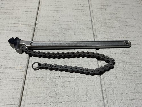 Blue Point Tools CW15 - 19" Long Chain 15" Long Handle Chain Wrench Mint - Picture 2 of 10