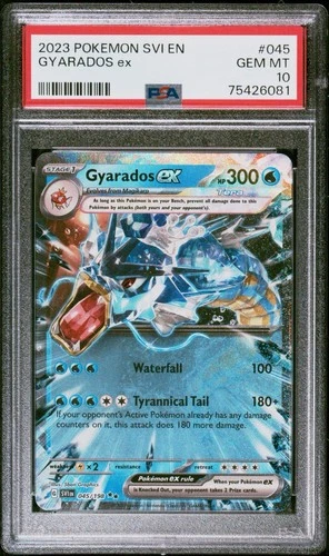 2023 POKEMON SVI EN-SCARLET & VIOLET #045 GYARADOS EX PSA 10